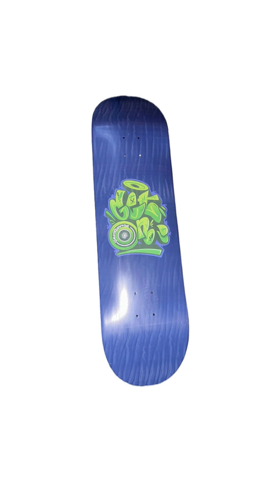 Blue Graffiti Skateboard Decks